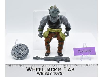 Rocksteady SOFT HEAD Teenage Mutant Ninja Turtles TMNT 1988 Playmates Figure