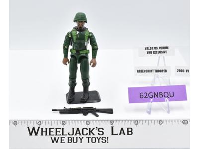 Green Shirt Trooper 100% Complete GI Joe Infantry Division 2005 Hasbro Figure