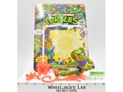 Scale Tail w/Cardback NR MINT 100% Complete TMNT 1992 Playmates Vintage Figure