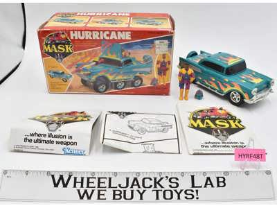 Hurricane Hondo Maclean 100% Complete W/Box MASK 1986 Vintage Action Vehicle
