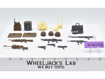 Lot Battle Gear Accessory 5 Set 1 1987 Weapons G.I. Joe Vintage Action Figure