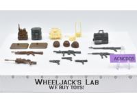Lot Battle Gear Accessory 5 Set 1 1987 Weapons G.I. Joe Vintage Action Figure