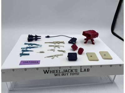 Lot Battle Gear Accessory 4 Set 2 1986 Weapons G.I. Joe Vintage Action Figure