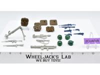 Lot Battle Gear Accessory 2 Set 4 1984 Weapons G.I. Joe Vintage Action Figure