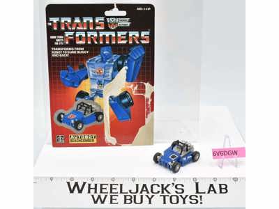 Beachcomber 100% Complete W/Cardback Vintage Hasbro 1985 G1 Transformers Figure