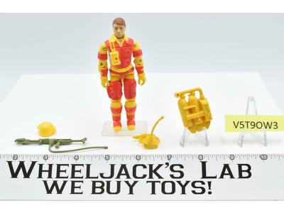 Blowtorch V1 100% Complete 1984 GI Joe Hasbro Vintage Action Figure