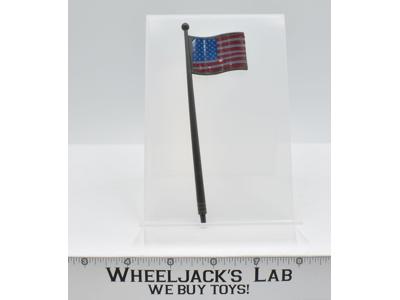 USS Flagg Aircraft American &amp; GI Joe Flag Pole 1985 GI Joe Vintage