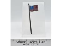 USS Flagg Aircraft American &amp; GI Joe Flag Pole 1985 GI Joe Vintage
