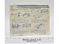 USS Flagg Aircraft Carrier Instruction Manual 1985 GI Joe Vintage