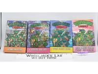 Lot of 4 Russian Teenage Mutant Ninja Turtles TMNT 1995 Hardcover Books