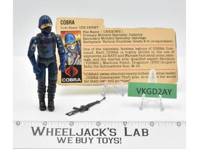 Cobra Trooper V1.5 100% Complete G.I. Joe ARAH 1983 Hasbro Vintage Action Figure