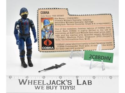 Cobra Trooper V1.5 100% Complete G.I. Joe ARAH 1983 Hasbro Vintage