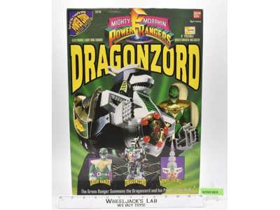 Dragonzord &amp; Green Ranger Mighty Morphin Power Rangers 1994 Bandai NEW MISB