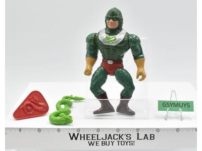 King Hiss 100% Complete He-Man Masters of the Universe MOTU Mattel 1986 Vintage