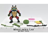 Sewer Samurai Leo NEAR MINT 100% Complete TMNT 1990 Playmates Action Figure