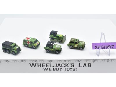 Lot of 5 Military/Army Vehicles 1988-89 Vintage Galoob Micro Machines