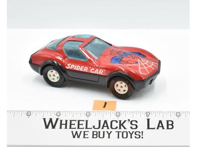 Spider 'Car' Spiderman #1 Plastic Car 1980 Buddy L Corp. Vintage Toy Car