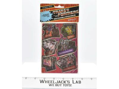 Switchable Stickables Attack Pack Style #2 1984 NEW G1 Transformers Vintage