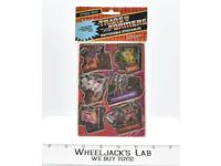 Switchable Stickables Attack Pack Style #2 1984 NEW G1 Transformers Vintage