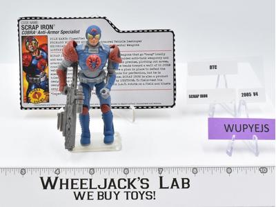 Scrap Iron v4 GI Joe Collector's Club 2005 Hasbro Action Figure