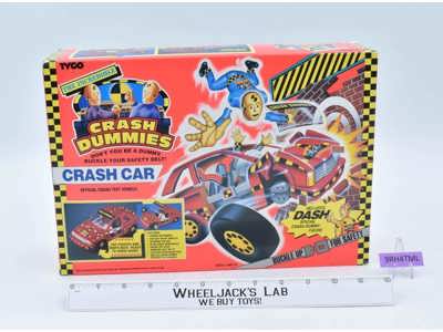 Red Crash Car The Incredible Crash Dummies 1991 Tyco Action Figure Vehicle