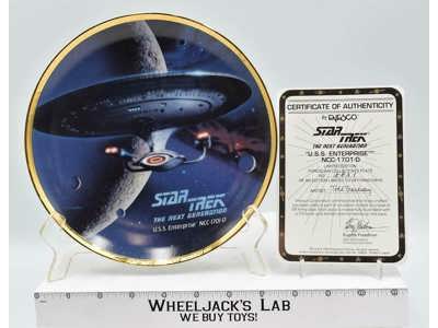 U.S.S. Enterprise NCC-1701-D Limited Edition Plate Star Trek 1994 Enesco