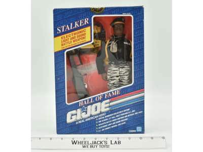 Stalker Hall of Fame Stalker 12" GI Joe NEW MISB 1991 Action Figure Hasbro
