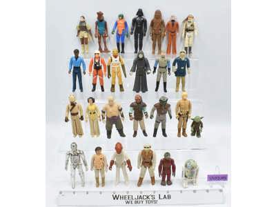 Lot of 26 #4 Star Wars 1980s Kenner Vintage Action Figures