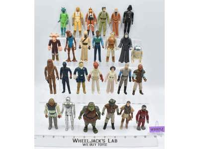 Lot of 26 #6 Star Wars 1980s Kenner Vintage Action Figures