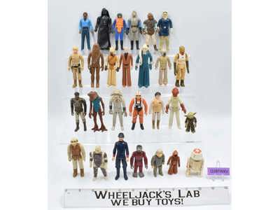 Lot of 27 #2 Star Wars 1980s Kenner Vintage Action Figures