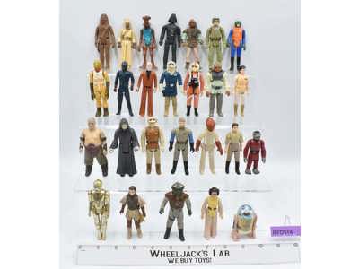 Lot of 26 #5 Star Wars 1980s Kenner Vintage Action Figures
