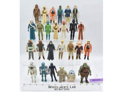 Lot of 26 #7 Star Wars 1980s Kenner Vintage Action Figures
