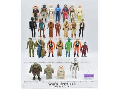 Lot of 26 #8 Star Wars 1980s Kenner Vintage Action Figures