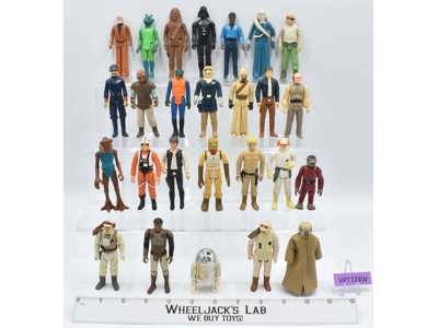 Lot of 26 #10 Star Wars 1980s Kenner Vintage Action Figures