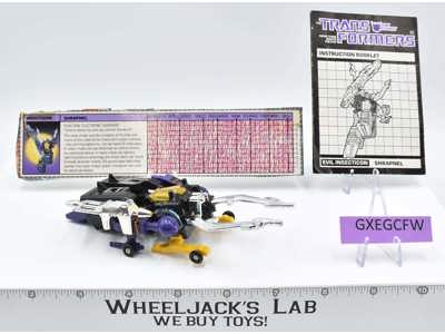 Shrapnel 100% Complete 1985 Vintage Hasbro G1 Transformers Action Figure