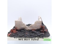Bombed Building Toy Soldier Base Barzso Painted Hard Foam 14x11x4