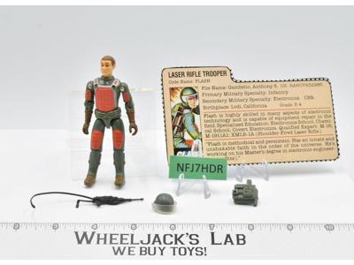Flash V1 Straight Arm 100% Complete G.I. Joe 1982 Hasbro Vintage Action Figure
