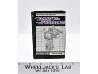 Galvatron Action Figure Vintage Instruction Booklet Manual 1986 G1 Transformers