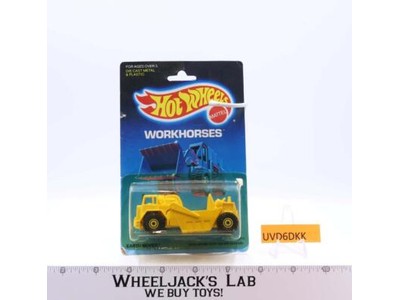 Earth Mover #3715 Hot Wheels Workhorses Mattel 1988 Vintage NEW MOSC