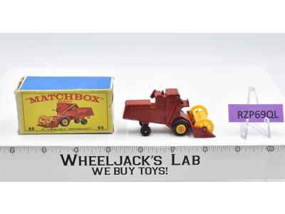 Claas Combine Harvester No. 65 Lesney Matchbox Series 1960's Made In England