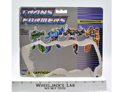 Military Patrol Cardback 1988 Vintage Hasbro G1 Transformers Action Figure