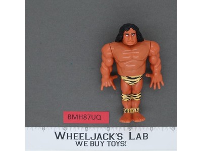 Superfly Jimmy Snuka 100% Complete WWF WWE Wrestling 1991 Hasbro Vintage Figure