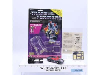 Wildrider 100% Complete W/CARDBACK & BUBBLE 1986 G1 Transformers Vintage