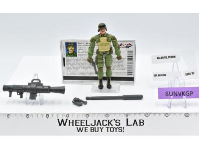 SGT. Bazooka v2 100% Complete GI Joe Comic Book 2004 Hasbro Action Figure