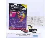 Dead End 100% Complete W/CARDBACK & BUBBLE 1986 G1 Transformers Vintage