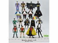 Lot of 17 Batman DC Comics Superheroes Villains ToyBiz Kenner Action Figures