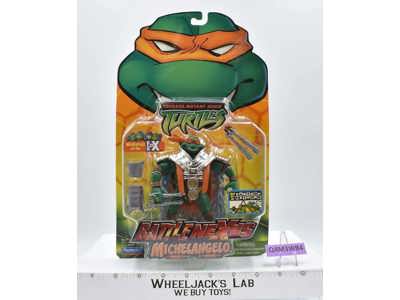 Michelangelo Battle Nexus Teenage Mutant Ninja Turtles TMNT Playmates MOSC