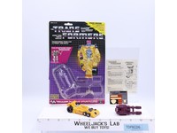 Drag Strip 100% Complete W/CARDBACK & BUBBLE 1986 G1 Transformers Vintage