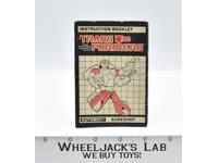 Sureshot Action Figure Instruction Manual Booklet 1987 Hasbro G1 Transformers