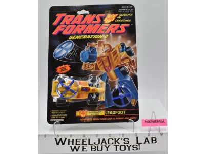 Leadfoot Rotor Force Autobot G2 Transformers 1993 Hasbro Figure MOSC SEALED